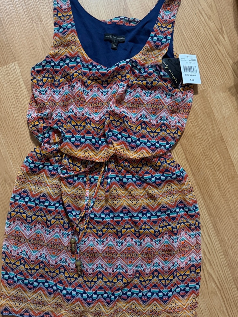 NWTCity Triangles Multicolor Aztec Print Mini Dress for any FSU Fan